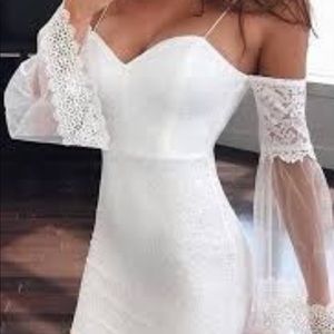 Wedding dress or night out dress! BRAND NEW! White size 4.